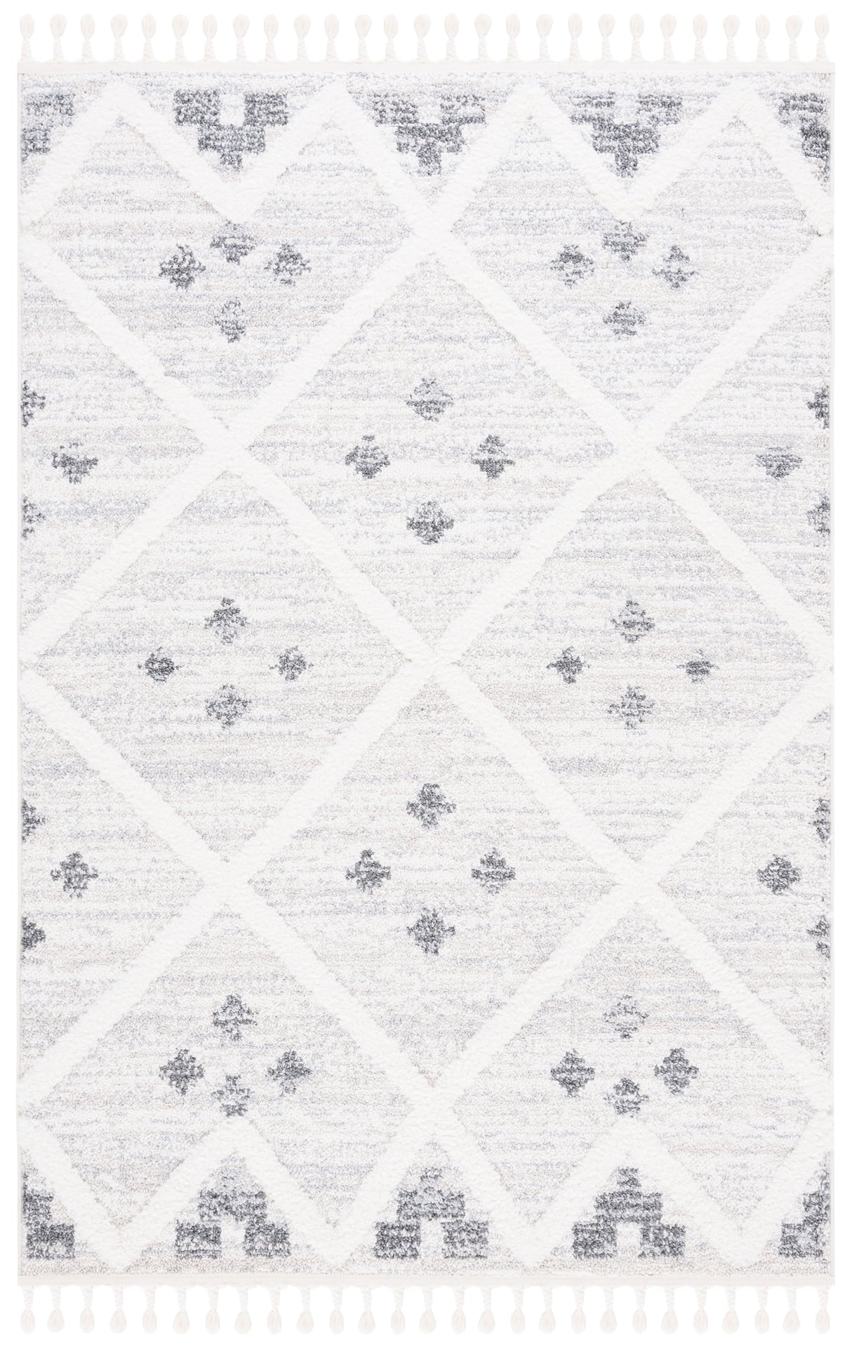 Safavieh Moroccan Tassel Shag Mts644A Beige/Ivory Rug.