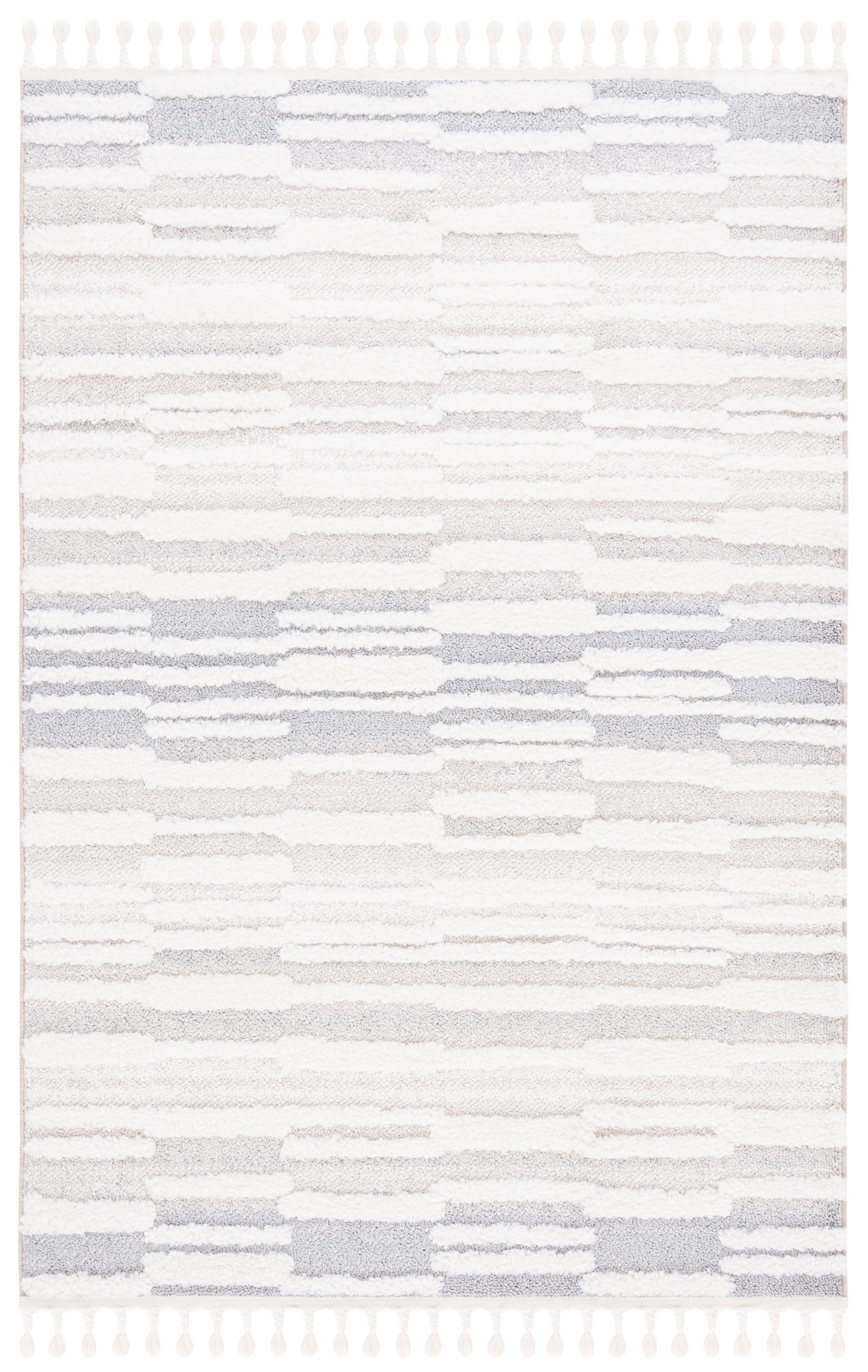 Safavieh Moroccan Tassel Shag Mts646A Beige/Ivory Area Rug