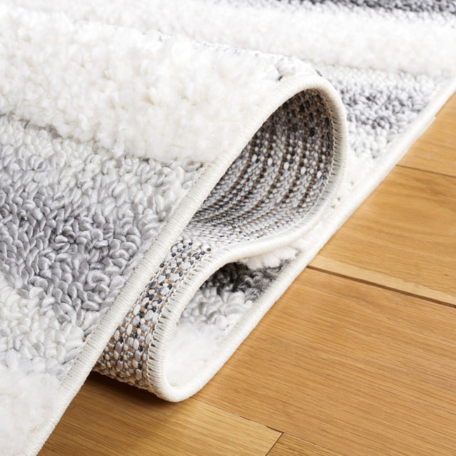 Safavieh Moroccan Tassel Shag Mts648A Ivory/Grey Rug.