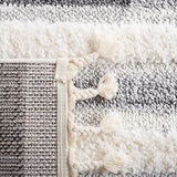 Safavieh Moroccan Tassel Shag Mts648A Ivory/Grey Rug.