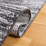 Safavieh Moroccan Tassel Shag Mts650Z Black/Ivory Rug.