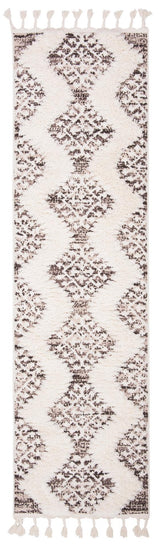 Safavieh Moroccan Tassel Shag Mts652A Ivory/Brown Rug.