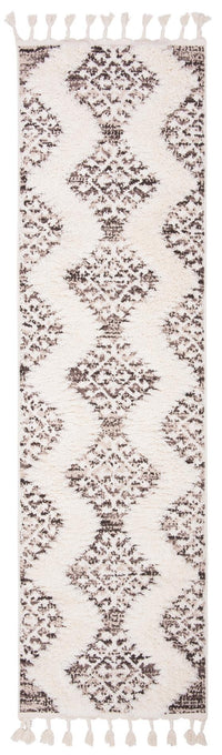 Safavieh Moroccan Tassel Shag Mts652A Ivory/Brown Area Rug