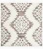 Safavieh Moroccan Tassel Shag Mts652A Ivory/Brown Rug.