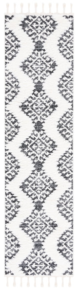 Safavieh Moroccan Tassel Shag Mts652H Dark Grey/Ivory Rugs.