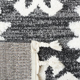 Safavieh Moroccan Tassel Shag Mts652H Dark Grey/Ivory Rugs.