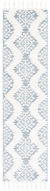 Safavieh Moroccan Tassel Shag Mts652K Teal/Ivory Rugs.