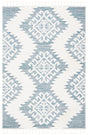 Safavieh Moroccan Tassel Shag Mts652K Teal/Ivory Rugs.