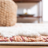 Safavieh Moroccan Tassel Shag Mts652P Orange/Ivory Rug.