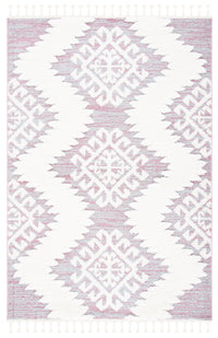 Safavieh Moroccan Tassel Shag Mts652U Pink/Ivory Area Rug