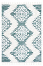 Safavieh Moroccan Tassel Shag Mts652Y Green/Ivory Rug.