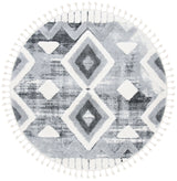 Safavieh Moroccan Tassel Shag Mts656F Grey/Ivory Rugs.