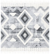 Safavieh Moroccan Tassel Shag Mts656F Grey/Ivory Rugs.