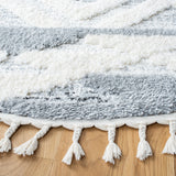 Safavieh Moroccan Tassel Shag Mts661F Grey/Ivory Rugs.
