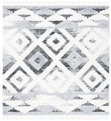 Safavieh Moroccan Tassel Shag Mts661F Grey/Ivory Rugs.