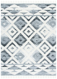 Safavieh Moroccan Tassel Shag Mts661F Grey/Ivory Area Rug