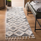 Safavieh Moroccan Tassel Shag Mts664G Grey/Ivory Rug.