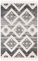 Safavieh Moroccan Tassel Shag Mts664G Grey/Ivory Rug.