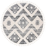 Safavieh Moroccan Tassel Shag Mts664G Grey/Ivory Rug.