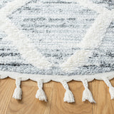 Safavieh Moroccan Tassel Shag Mts674F Grey/Ivory Rugs.