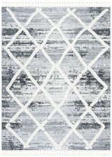 Safavieh Moroccan Tassel Shag Mts674F Grey/Ivory Rugs.
