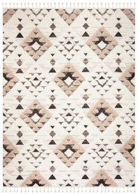 Safavieh Moroccan Tassel Shag Mts688A Ivory/Brown Area Rug