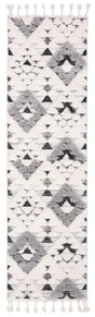 Safavieh Moroccan Tassel Shag Mts688F Ivory/Grey Rug.