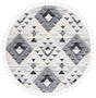 Safavieh Moroccan Tassel Shag Mts688F Ivory/Grey Rug.