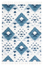 Safavieh Moroccan Tassel Shag Mts688M Blue/Ivory Rug.
