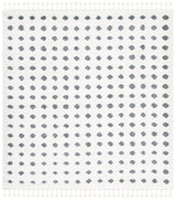 Safavieh Moroccan Tassel Shag Mts690A Ivory/Grey Rugs.