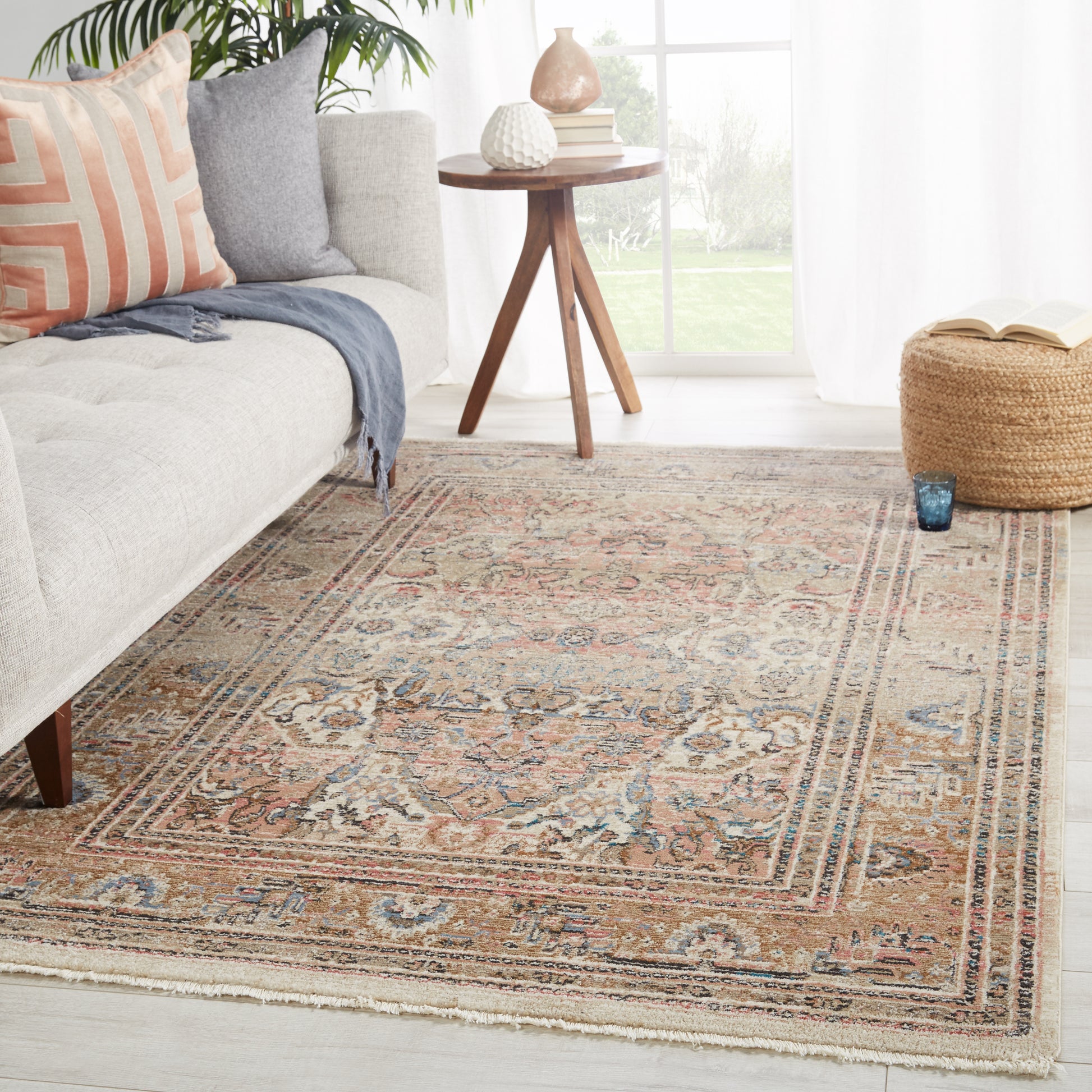 Jaipur Myriad Ginia Myd06 Blush/Beige Area Rug