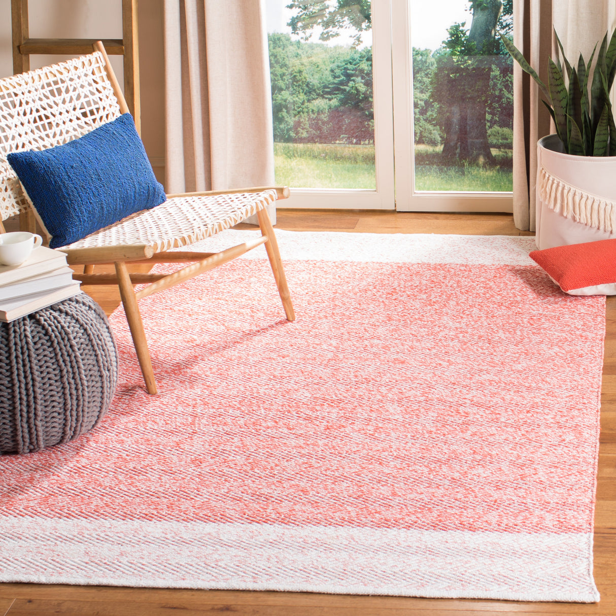Safavieh Nantucket Nan148P Ivory/Rust Rugs.