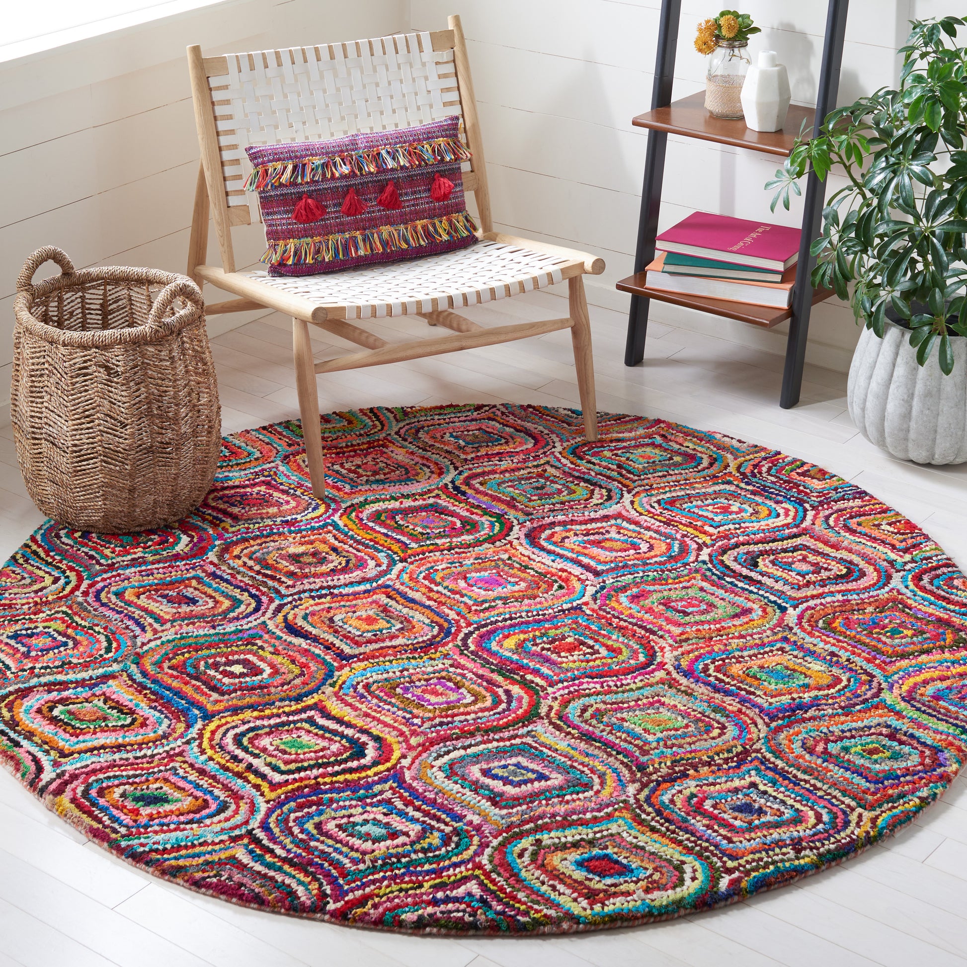 Safavieh Nantucket Nan301C Yellow/Multi Area Rug