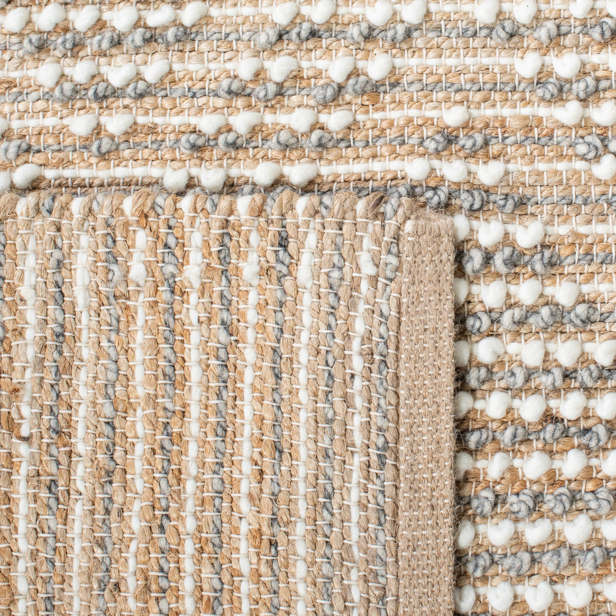 Safavieh Natura Nat108F Natural/Grey Rugs.