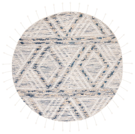 Safavieh Natura Nat176M Ivory/Blue Rug.