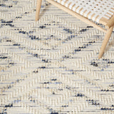 Safavieh Natura Nat177M Ivory/Blue Rug.