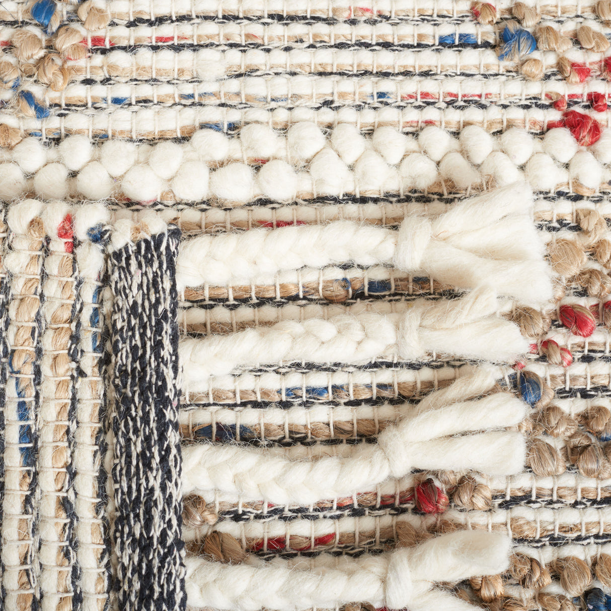 Safavieh Natura Nat178Q Ivory/Red Rug.