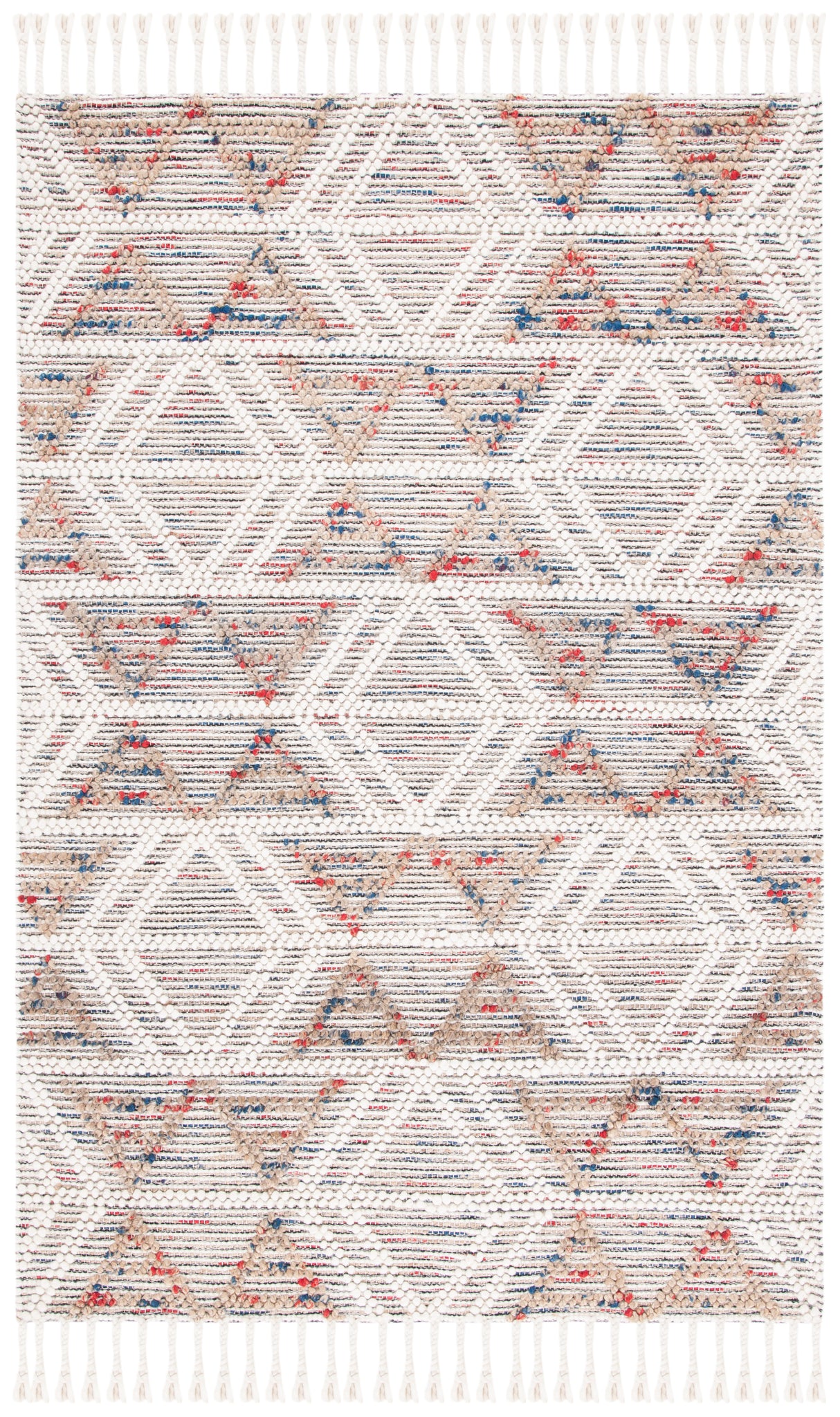 Safavieh Natura Nat178Q Ivory/Red Rug.