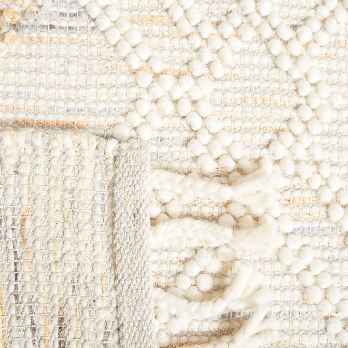 Safavieh Natura Nat179P Ivory/Orange Rug.