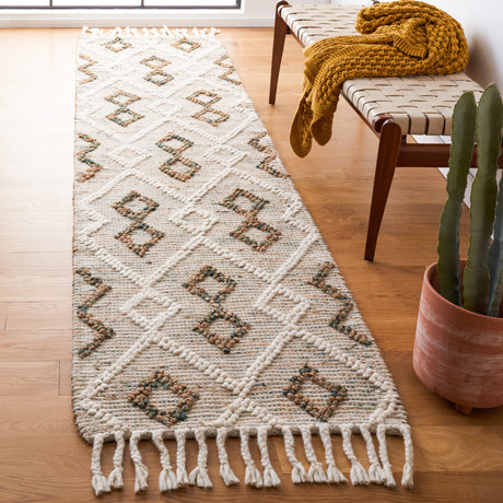 Safavieh Natura Nat180Y Ivory/Emerald Rug.