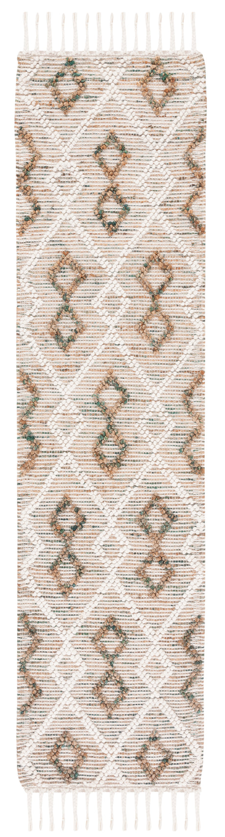 Safavieh Natura Nat180Y Ivory/Emerald Rug.
