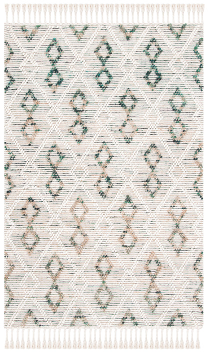 Safavieh Natura Nat180Y Ivory/Emerald Area Rug