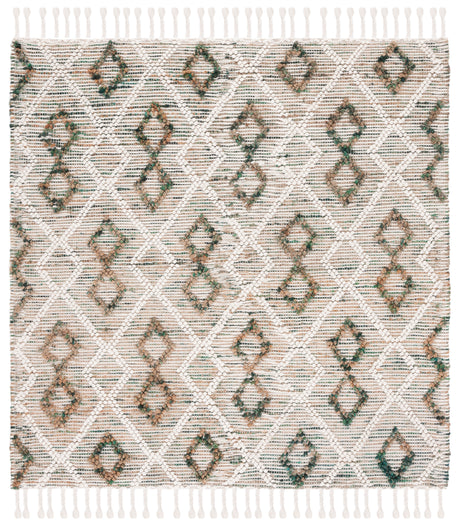 Safavieh Natura Nat180Y Ivory/Emerald Rug.