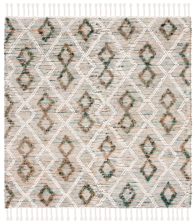 Safavieh Natura Nat180Y Ivory/Emerald Rug.
