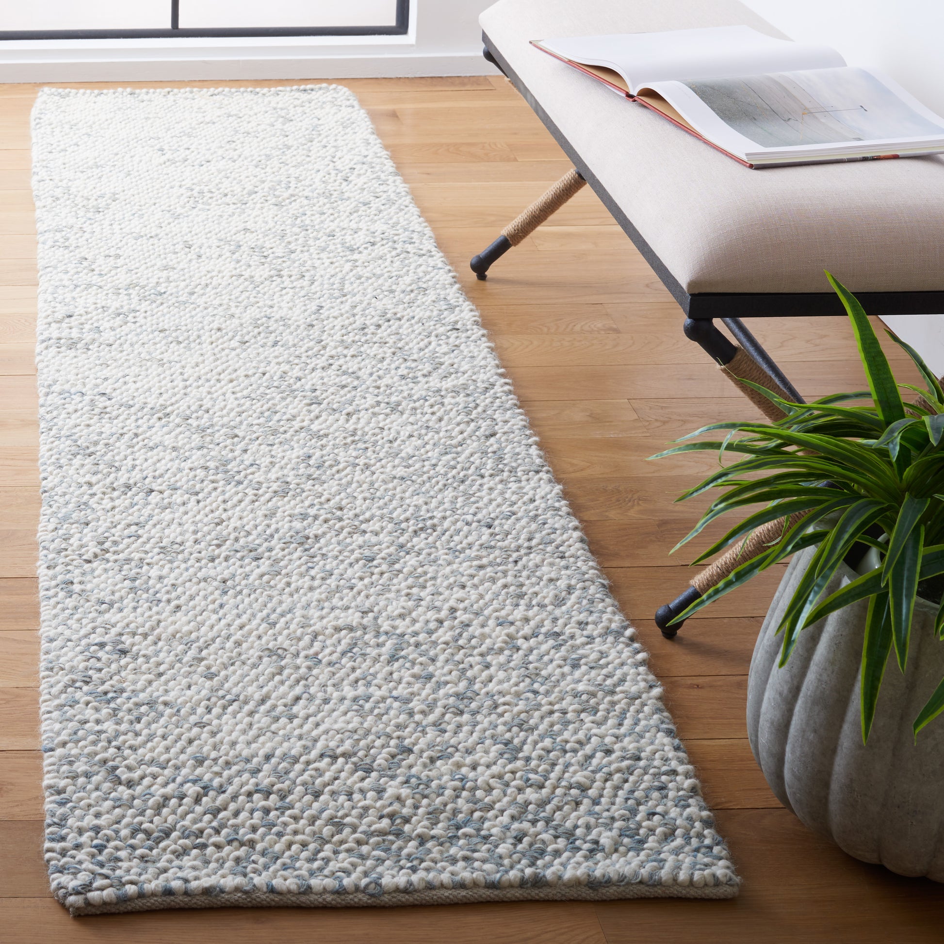 Safavieh Natura Nat182F Grey/Ivory Area Rug