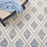 Safavieh Natura Nat183A Ivory/Blue Rug.