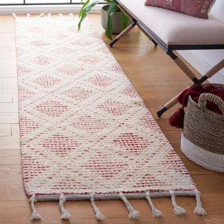 Safavieh Natura Nat183Q Ivory/Red Rug.