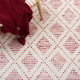 Safavieh Natura Nat183Q Ivory/Red Rug.