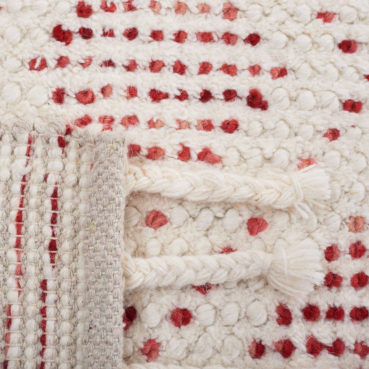 Safavieh Natura Nat183Q Ivory/Red Rug.