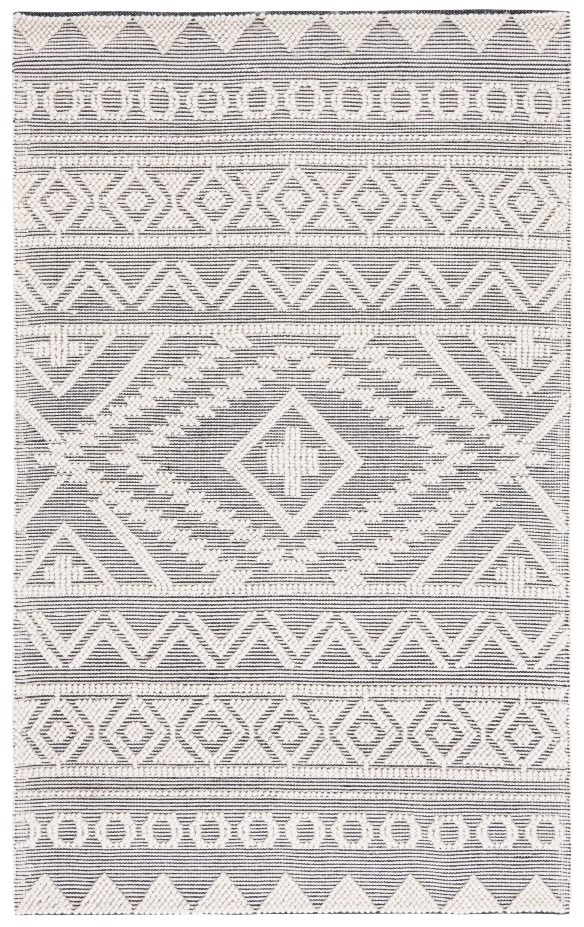 Safavieh Natura Nat275Z Black/Ivory Area Rug